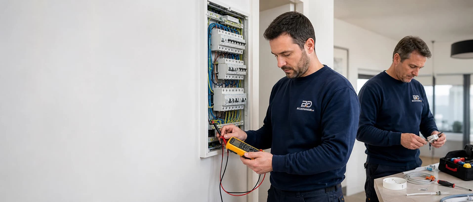 Techniciens Bel Dépanneur en intervention électricité
